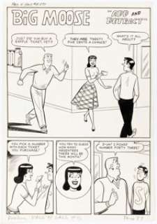 Bill Vigoda | Archie’s Pals ’n’ Gals #15 Complete 4-Page Story "Add and Detract" Original Art (Archie, 1960-1961). (Total: 4 Original Art) | Heritage
