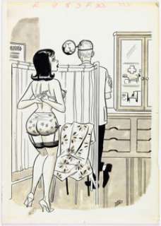 Dan DeCarlo Cartoon Parade July-1963 Single Panel Gag Cartoon Illustration Original Art (Humorama, 1963). | Heritage