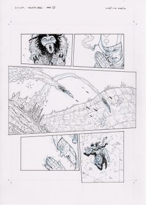 André Lima Araújo | Three Worlds / Three Moons: Maps #1 Page 03 | The Artist Bullpen