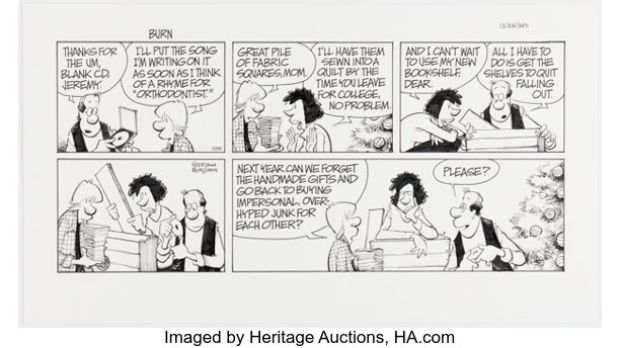 Jerry Scott and Jim Borgman Zits Sunday Comic Strip Original Art dated 12-25-11 (King Features Syndicate, 2011). | Heritage