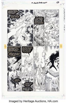 George Pérez and Romeo Tanghal The New Teen Titans #4 Starfire Story Page 11 Original Art (DC, 1985). | Heritage