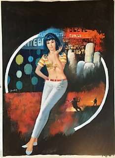 Carlo Jacono - Segretissimo n. 299 - Original cover "Oss 117 - L’eroina di Tangeri" - Loose page | Catawiki