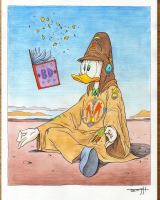Donald Duck – Tribute to Moebius | Corner4art
