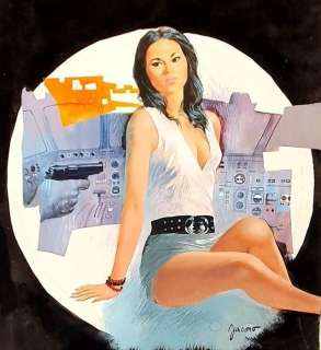 Segretissimo n. 512 - C. Jacono - original cover - "Ed è subito Cia" - Loose page - (1973) | Catawiki