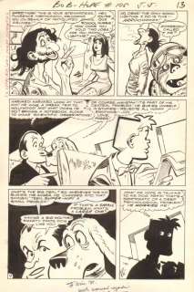 Bob Oksner - The adventures of bob hope #105 p. 9 - ‘the crawling creature of creepmore castle! ‘ - 1967 signed to win mortimer from oksner