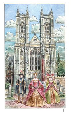 Federico Penco | Abbazia di Westminster | Tavole Originali