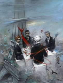 *Enki Bilal Né En 1951 La Tétralogie Du Monstre - Tome 4 Quatre ? Encre de Chine Et Acrylique Sur Papier Contrecollé Sur Ca... - Lot 1 - La Tétralogie du Monstre - tome 4