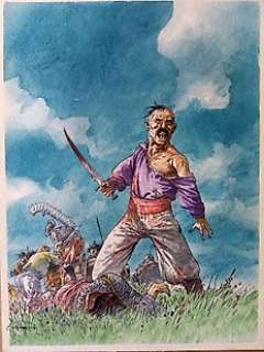 Hermann - Couverture originale / Originele Cover - Les tours de Bois-Maury / De torens van Schemerwoude 14 - Vassya - Encre + Watercolor - (2012/2013) | Catawiki