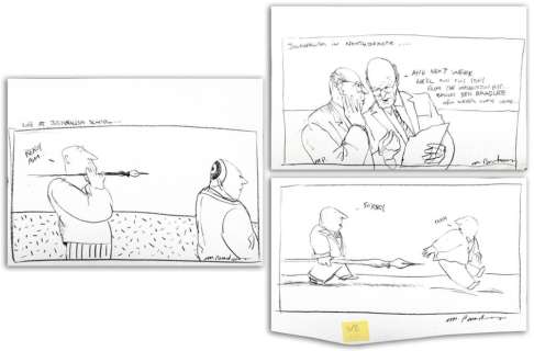 Michael Paraskevas Comic Strips Graphite, 3 | misc / divers