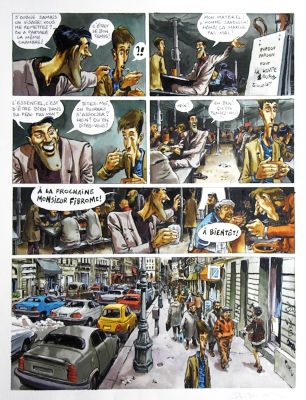 Nicolas Dumontheuil | Le Singe et la Dame Blanche – Planche originale n° 69 | Zic et Bul