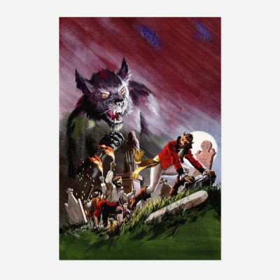 George Wilson | Lot 120 - Ripley’s Believe It or Not #22 Cover Original Art (Gold Key, 1970) | Landry Pop Auctions