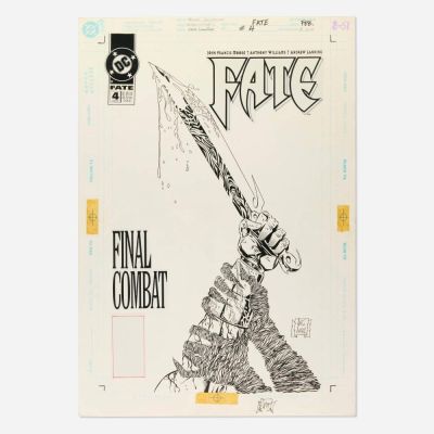 Anthony Williams and Andy Lanning, Fate #4 Cover Original Art (DC Comics, 1995) | Landry Pop Auctions