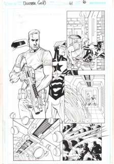 Chris Batista, Rich Perrotta - booster gold #41 p. 6 - booster gold and rip hunter action - 2011