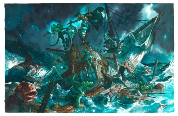 Lot 188 - VASTRA né en 1977. Jim Hawkins. Interprétation du radeau de la méduse. | HVMC