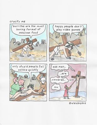 Alex Krokus | crucify me | Athenaeum Comic Art