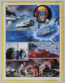 Lawrence, Don - Originele pagina in kleur (p.33) - Storm 6 - Het geheim van de Nitronstralen - Size 41 x 32 cm - (1979/1980) | Catawiki