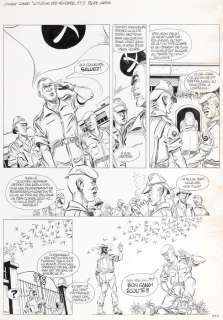 Paape | Johnny Congo, planche n°2 Ã  l’encre de Chine de … | Banque Dessinée