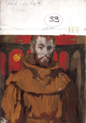 Mario Tempesti | Copertina Il Ponte di San Luis Rey (Thornton Wilder, Oscar Mondadori) | Tavole Originali