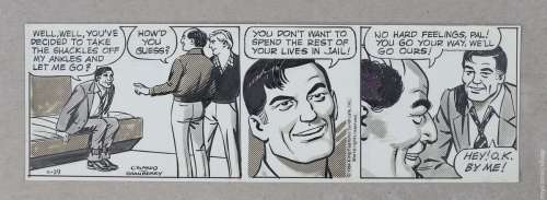 Original Art: Buz Sawyer Comic Strip, November 29, 1984 by John Celardo | mycomicshop.com