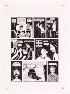 Marjane Satrapi | Persepolis (Original Book Art, page 63) | Sotheby’s