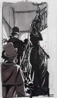 Yslaire - Dessin original - Sambre T2 - Je sais que tu viendras... - (1990) | Catawiki