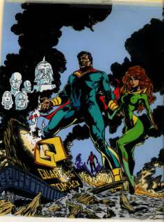 Sears, Bart - Hero Alliance # 1 cvr - production art