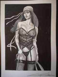G. Candita - original artwork "Elektra in lingerie" - Loose page | Catawiki