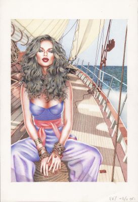 Marta Luzzi | Copertina per Raccolta Skorpio | Tavole Originali