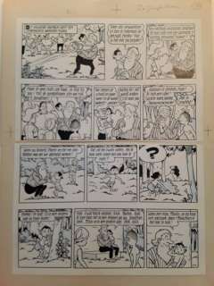 Suske en Wiske - Originele pagina (p.54) - De Junglebloem - (1969) | Catawiki