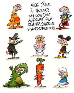 Gab - Planche originale couleur - Jésus - (2017) | Catawiki