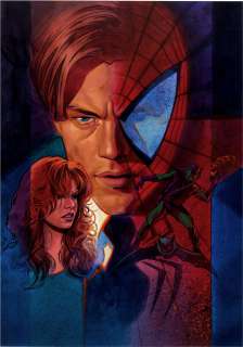 Brian Stelfreeze - Spider-man movie poster painting (published in wizard magazine) mid 1990‘s