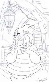 Peter Pan: Mr. Smee - Original Drawing - Jaume Esteve Signed | Catawiki