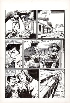 Leone Frollo | La Vedova Nera Episodio n.4 p.20 | Tavole Originali