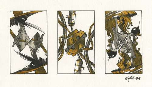 Cromwell, Didier - Dessin original couleur - Anita Bomba T5 - Poussière d’ange - (2005) | Catawiki