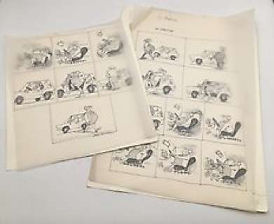 Bretécher, Claire - 2x Planche originale - Les Mères - La grosse - (1982) | Catawiki