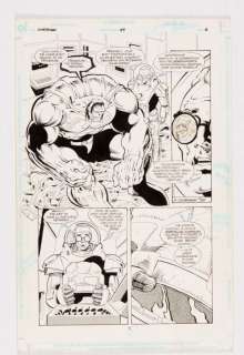 Superman 89 pg 6 original artwork (1994) pencils by Dan Jurgens.… | Comic Book Auctions ltd