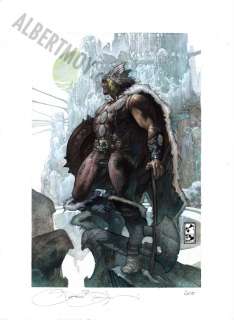 Simone Bianchi - thor: for asgard issue 5 page cover