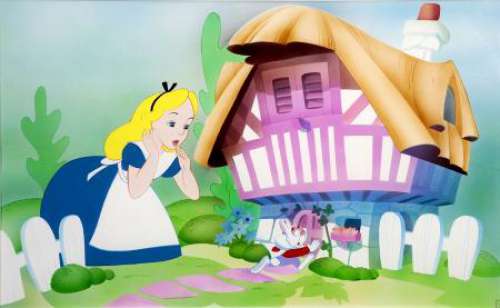 Disney | Alice merveilles Illustration originale DISNEY | JeanMichel.net
