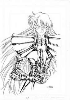 Yokota Mamoru / Masami Kurumada | Yokota Mamoru / Masami Kurumada - Originele tekening - Saint Seiya - Virgo Shaka (Gold Saint) - (2000) | Catawiki