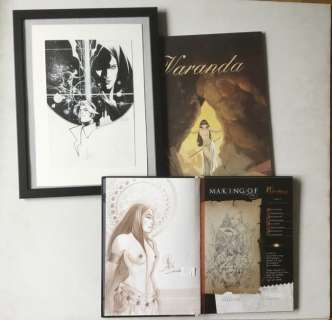 A. Varanda | A. Varanda - Elixirs - Ensemble de 2 dessins originaux + portfolio - Cartonné - EO - (2004/2013) | Catawiki