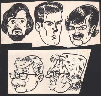 Devos | Ensemble de 12 illustrations au feutre représenta… | Millon