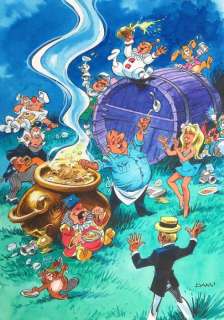 Dany | Dany - Dessin original couleur - Olivier Rameau | Catawiki