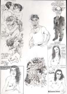 Riccardo Mannelli | Riccardo Mannelli - Illustrazione originale - Page volante | Catawiki