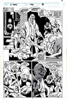 Bill Jaaska, Joe Rubinstein - uncanny x-men #263 p 8 splash (1990)