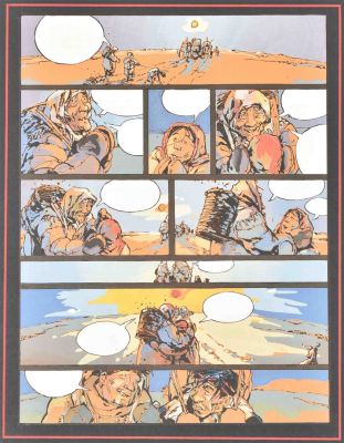 Ong, Lian, colorié à la main, extrait de « Horizon », 1997 | Comic Art Masters