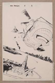 Original Art for New Avengers (1st Series) Issue 3, Pages 2 and 3 by David Finch and Danny Miki | mycomicshop.com