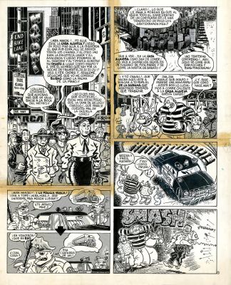 Miguel Gallardo | Makoki en Niu Yors p.9 (Editorial Laertes) | Pop Art Collector