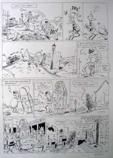 Cromheecke, Luc | Cromheecke, Luc - Originele pagina - Nero - De Toet van Tut + Ex-libris en 3 postkaarten - (2020) | Catawiki