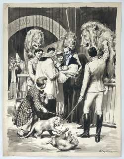 Walter Molino | Domenica del Corriere n. 13 - Walter Molino - Original artwork - Page volante - Exemplaire unique - (1954) | Catawiki