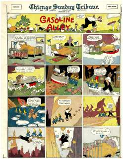 Frank King | King - Gasoline Alley, Sunday Page Color Proof, 2/26/1922 | Russ Cochran